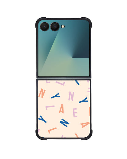 Android Flip / Fold Avant-Gloss Grip - CUSTOM MONOGRAM 1.0 Rainbow