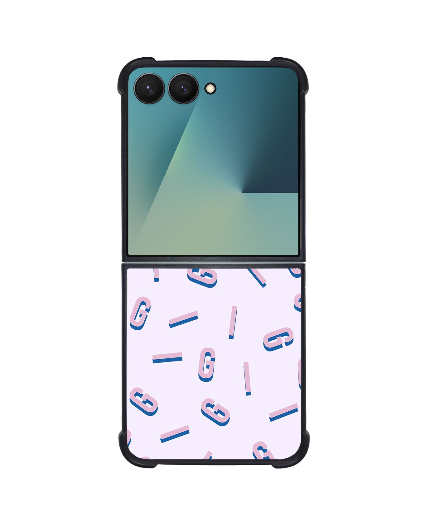 Android Flip / Fold Avant-Gloss Grip - CUSTOM MONOGRAM 1.0 Cotton Candy