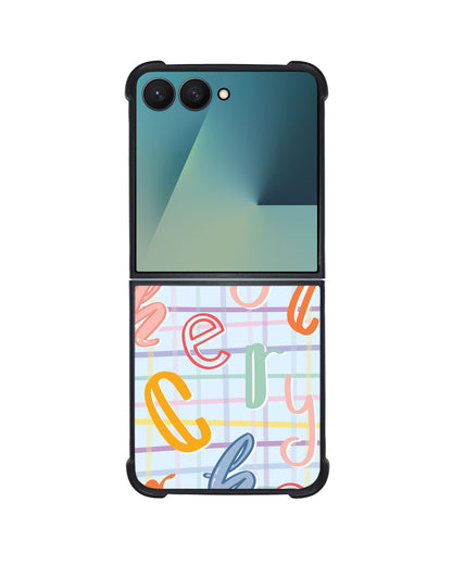 Android Flip / Fold Avant-Gloss Grip - Doodle Monogram 1.0