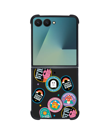 Android Flip / Fold Avant-Gloss Grip - Monster Sticker Pack