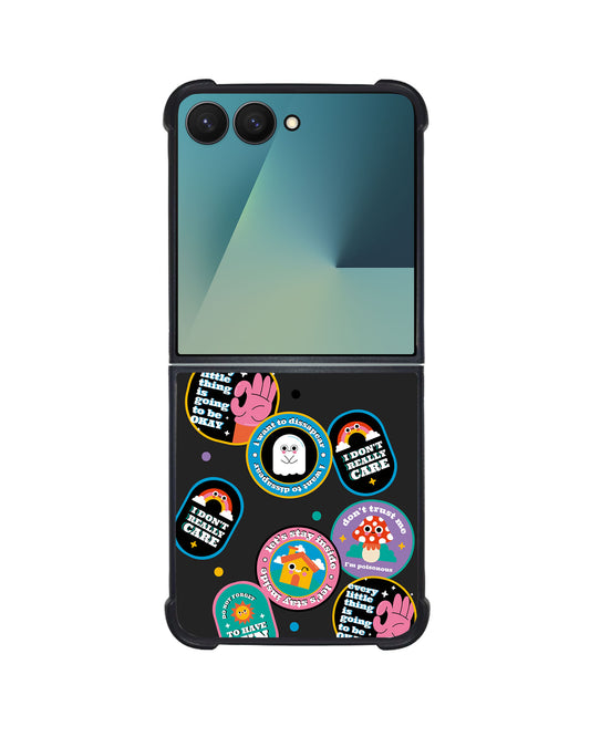 Android Flip / Fold Avant-Gloss Grip - Monster Sticker Pack