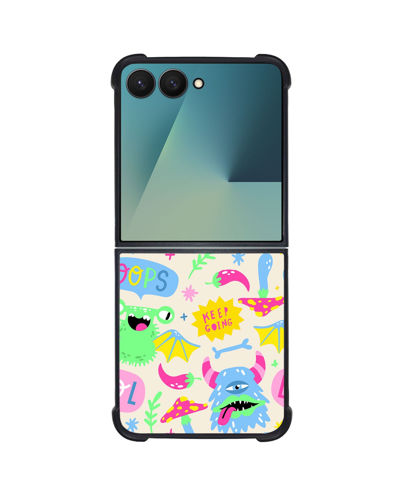 Android Flip / Fold Avant-Gloss Grip - Monster Say Keep Going