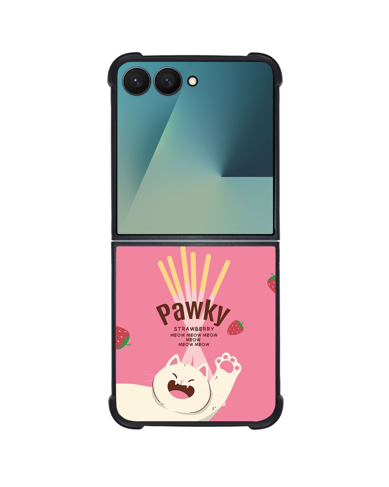 Android Flip / Fold Avant-Gloss Grip - Pawky Cat