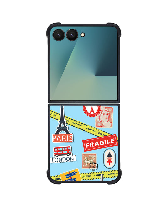Android Flip / Fold Avant-Gloss Grip - Travel Sticker
