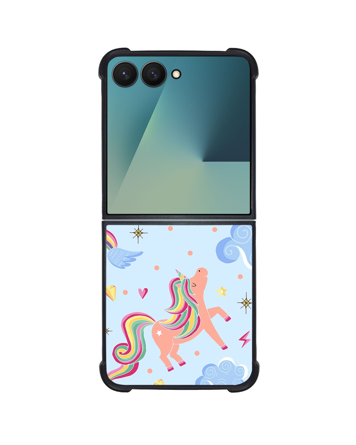 Android Flip / Fold Avant-Gloss Grip - Pegasus In Fairytale
