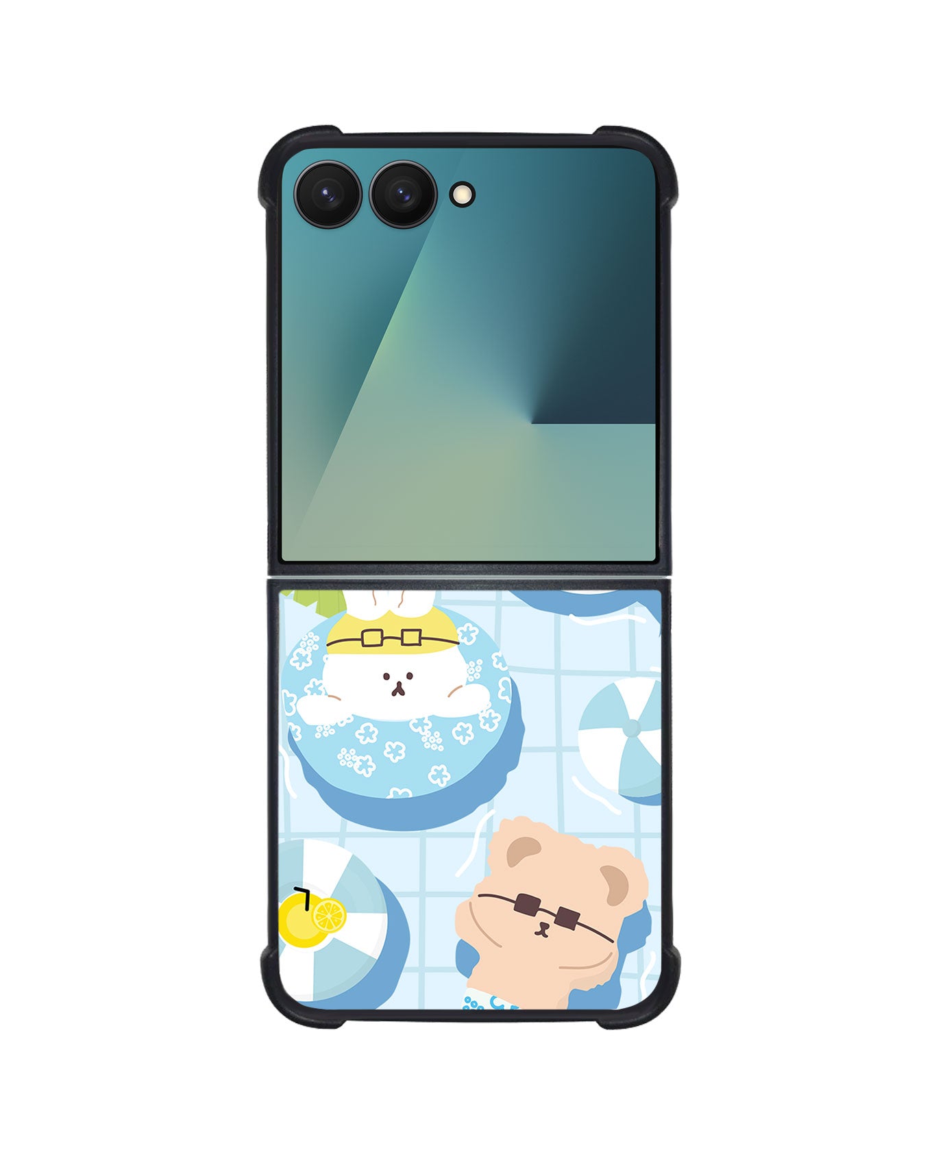 Android Flip / Fold Avant-Gloss Grip - Pool Party Blue