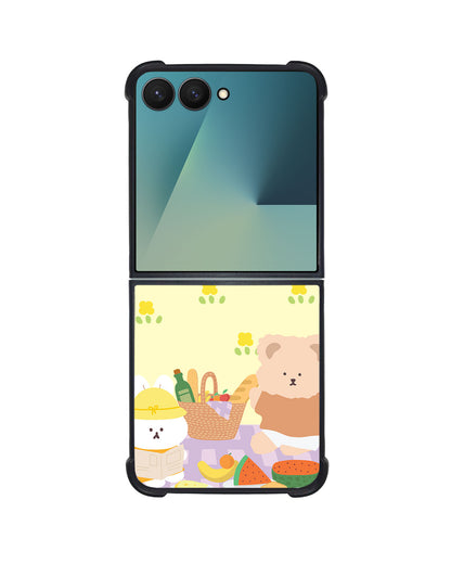 Android Flip / Fold Avant-Gloss Grip - Picnic Bear Lilac