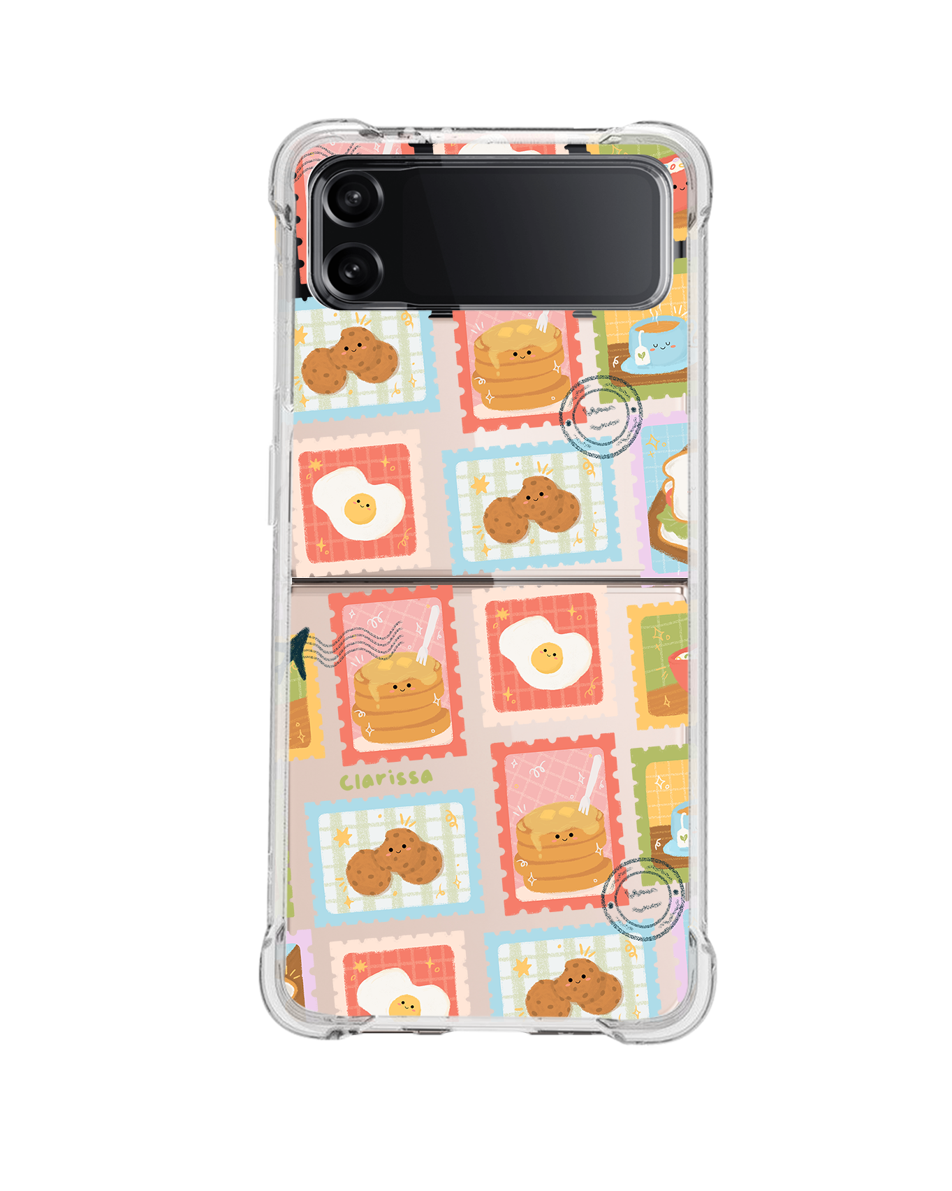 Android Flip / Fold Case - Breakfast Stamps