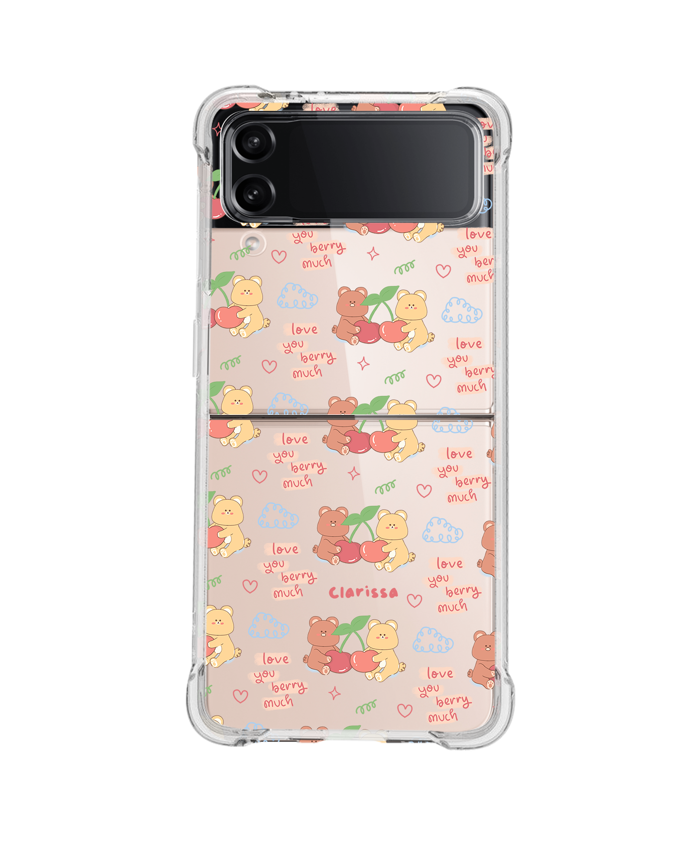 Android Flip / Fold Case - Cherry Bear