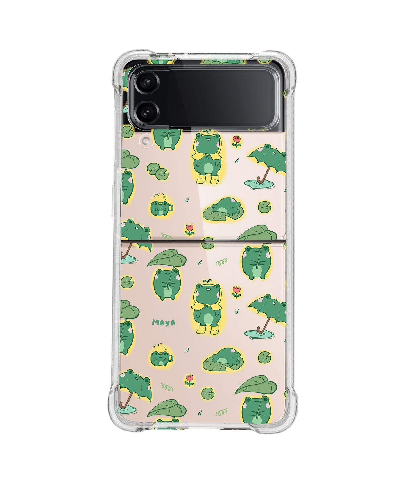 Android Flip / Fold Case - Happy Rain