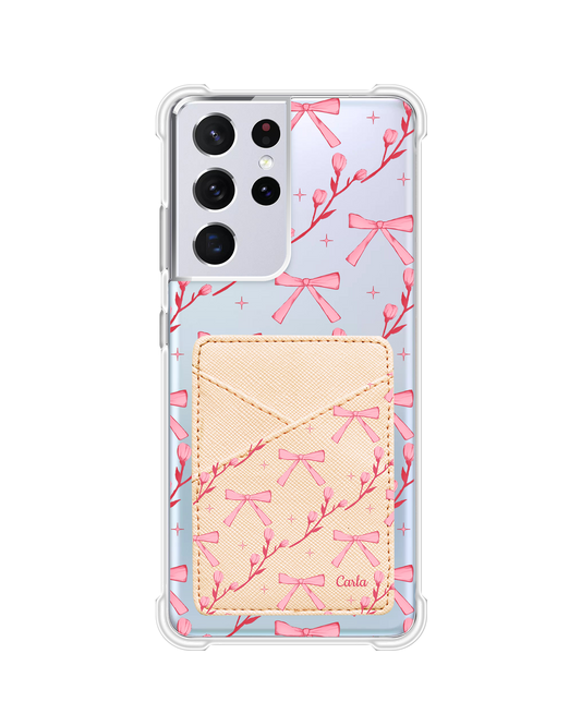 Android Phone Wallet Case - Coquette Floral