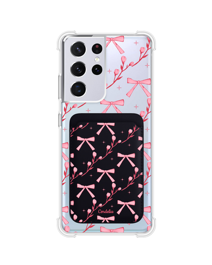 Android Magnetic Wallet Case - Coquette Floral