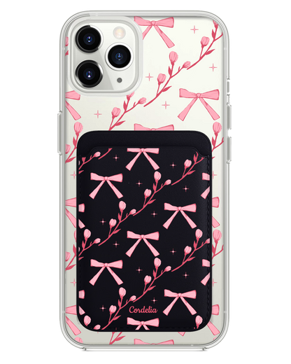 iPhone Magnetic Wallet Case - Coquette Floral