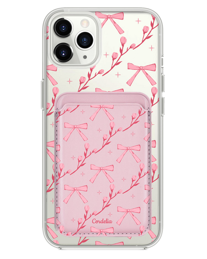 iPhone Magnetic Wallet Case - Coquette Floral