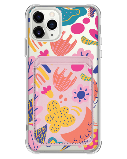 iPhone Magnetic Wallet Case - Florals