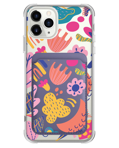 iPhone Magnetic Wallet Case - Florals