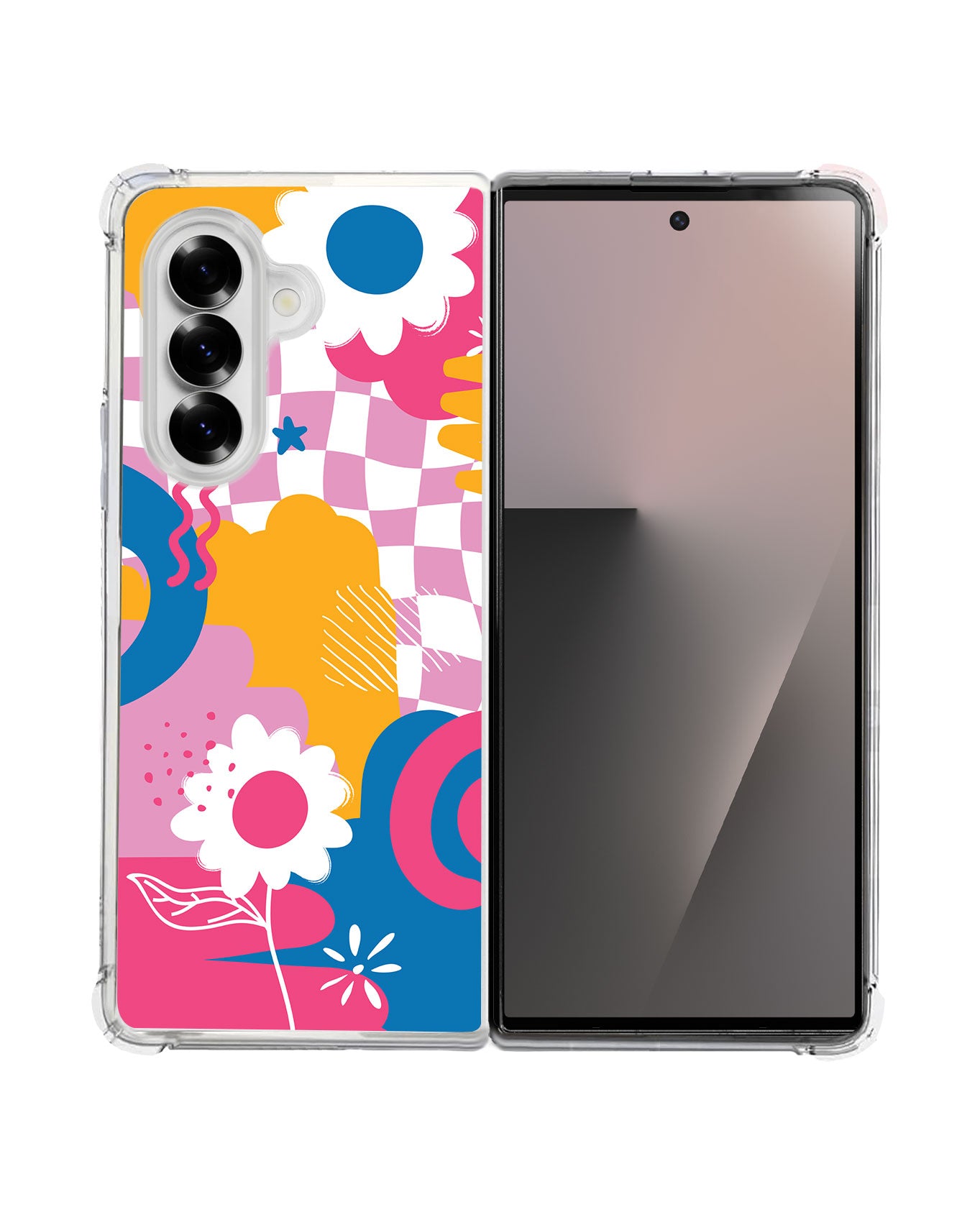 Android Flip / Fold Rearguard Hybrid - Abstract Flower 5.0