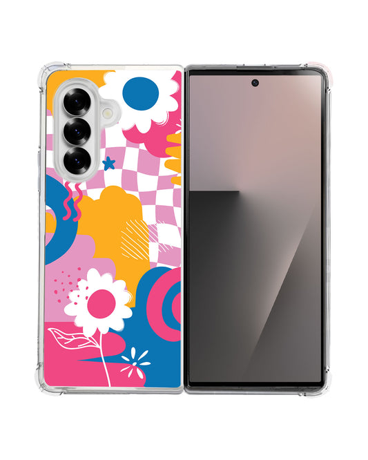 Android Flip / Fold Rearguard Hybrid - Abstract Flower 5.0