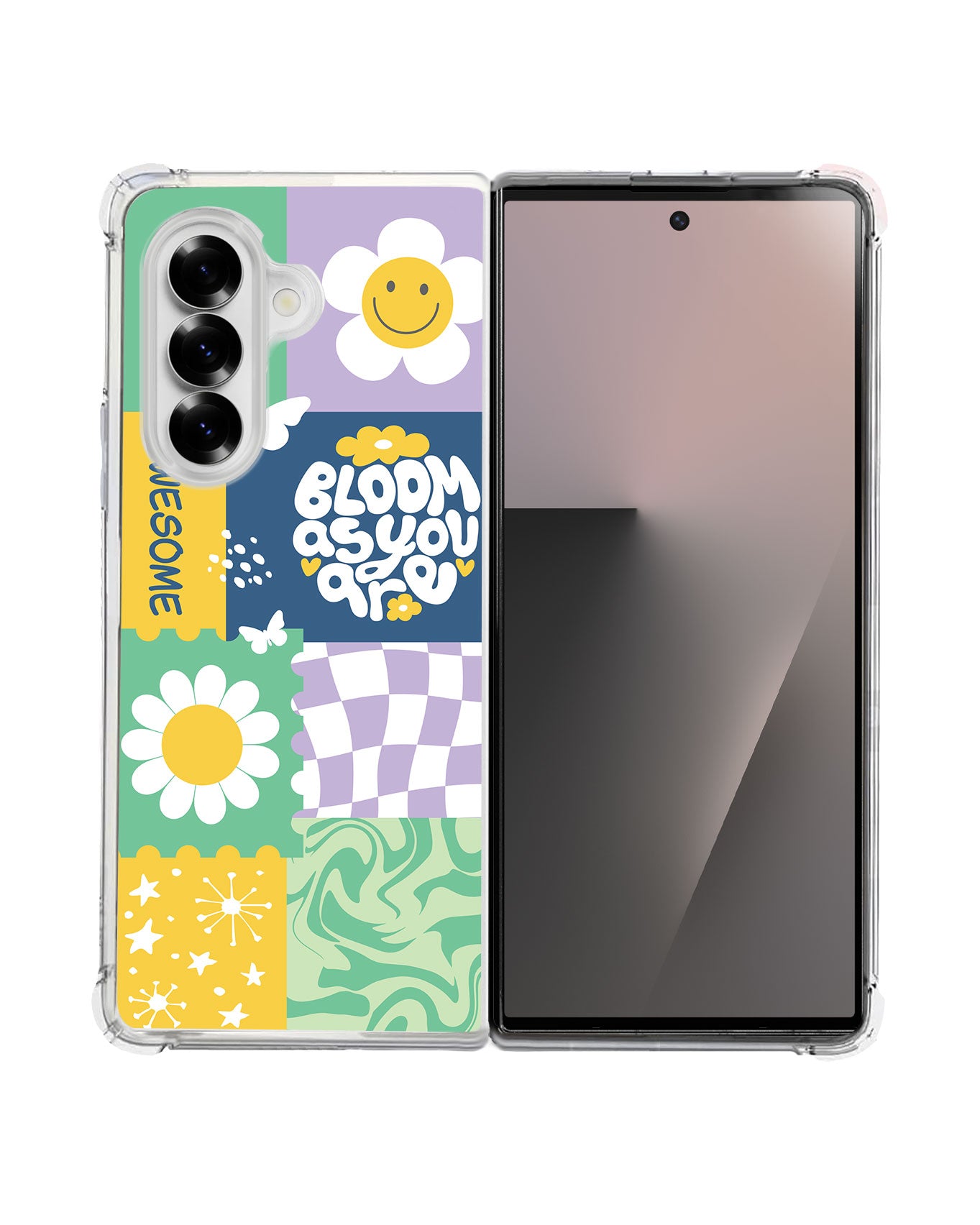Android Flip / Fold Rearguard Hybrid - Abstract Quotes 2.0