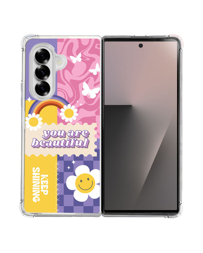 Android Flip / Fold Rearguard Hybrid - Abstract Quotes 5.0