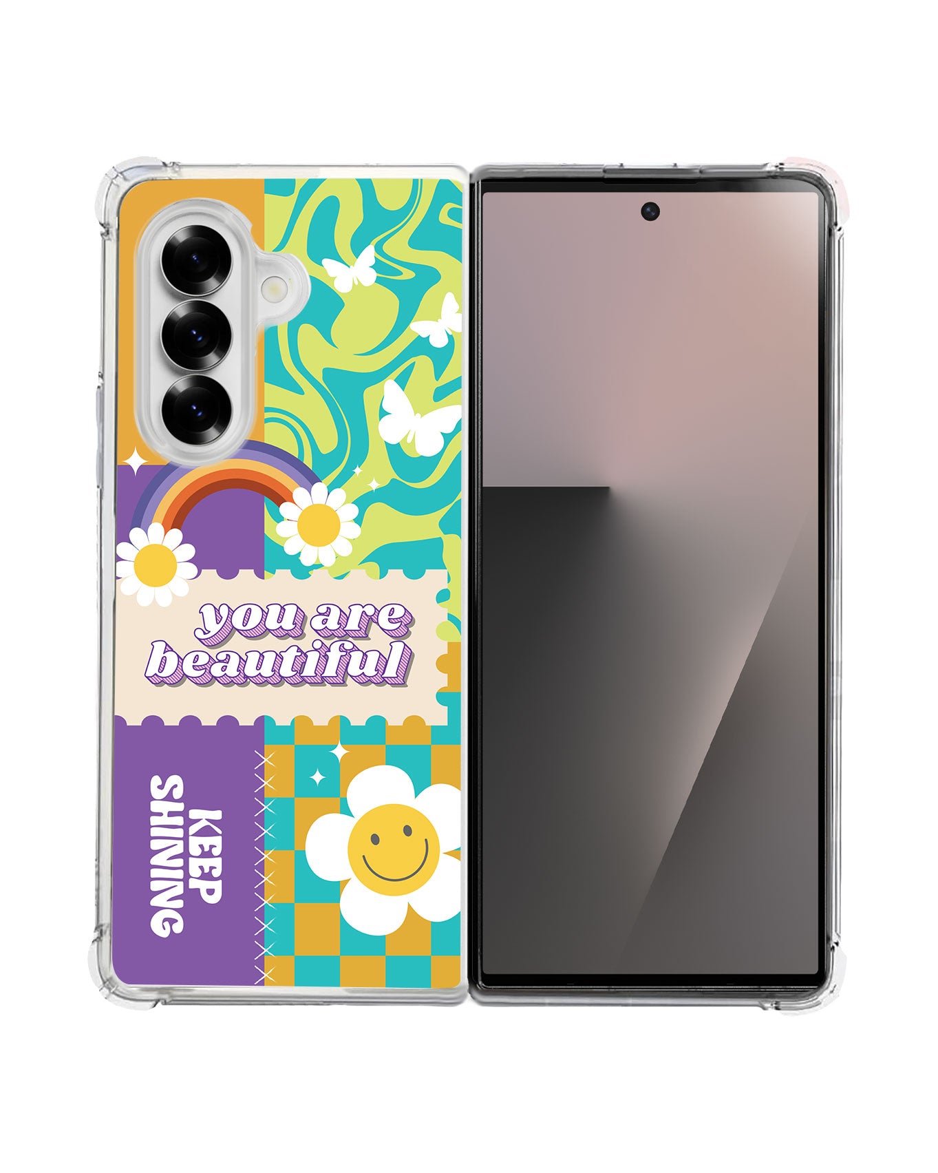 Android Flip / Fold Rearguard Hybrid - Abstract Quotes 6.0