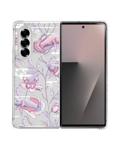Android Flip / Fold Rearguard Hybrid - Fish & Floral 1.0