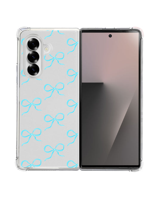 Android Flip / Fold Rearguard Hybrid - Coquette Blue Bow