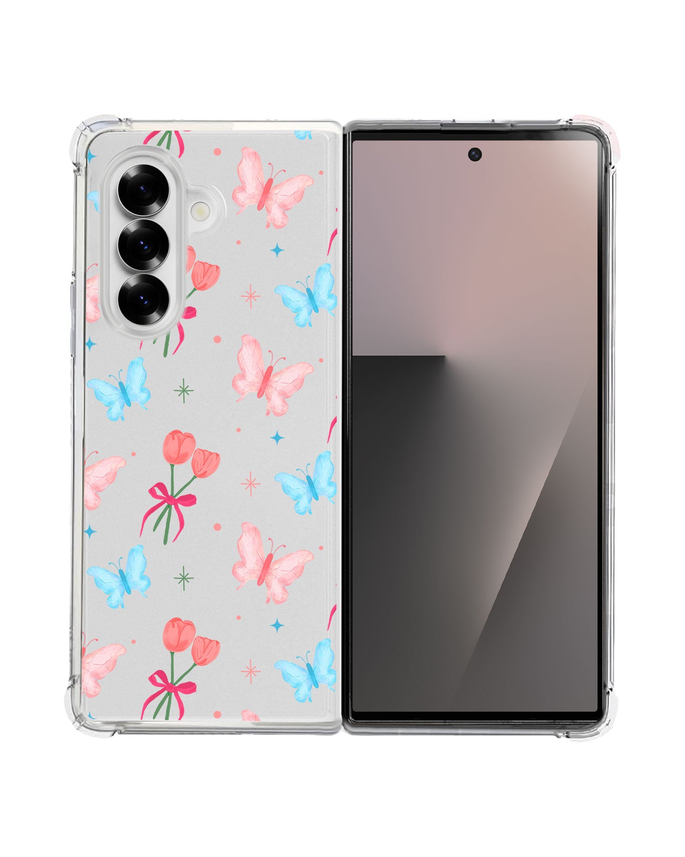 Android Flip / Fold Rearguard Hybrid - Coquette Butterfly