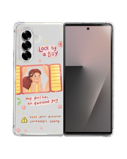 Android Flip / Fold Rearguard Hybrid - Crush Girl (Couple Case)