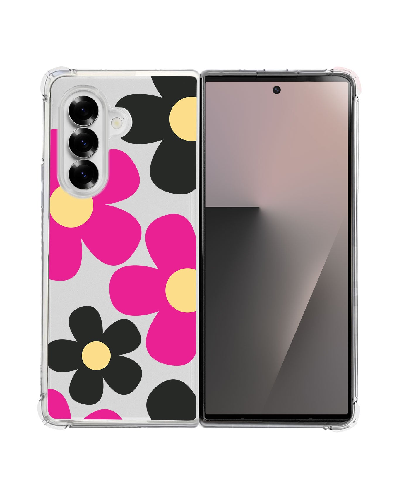 Android Flip / Fold Rearguard Hybrid - Daisy Hot Pink