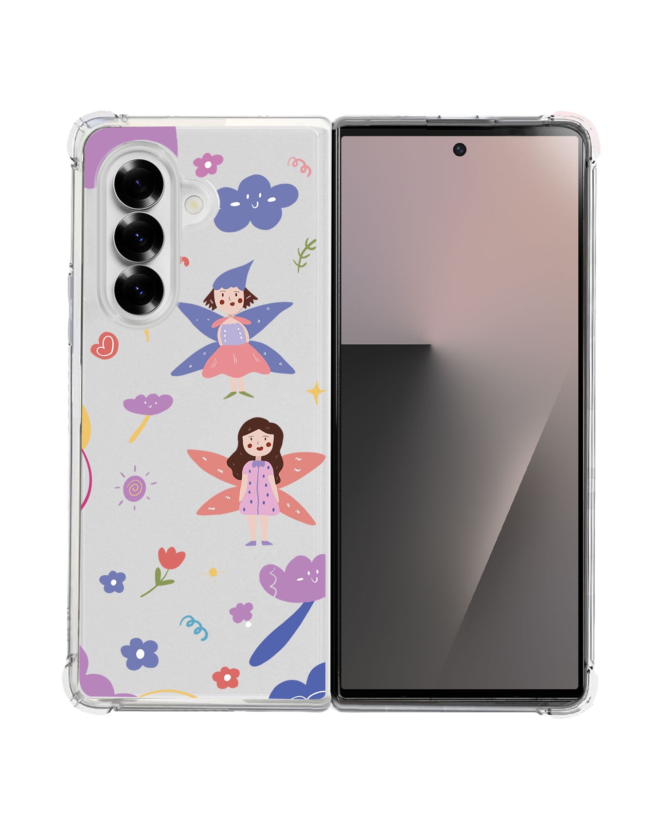 Android Flip / Fold Rearguard Hybrid - Fairy Pattern