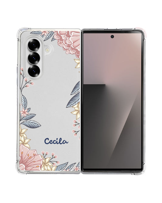 Android Flip / Fold Rearguard Hybrid - Pink Florals