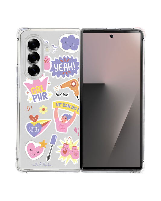 Android Flip / Fold Rearguard Hybrid - Girl Power Sticker Pack