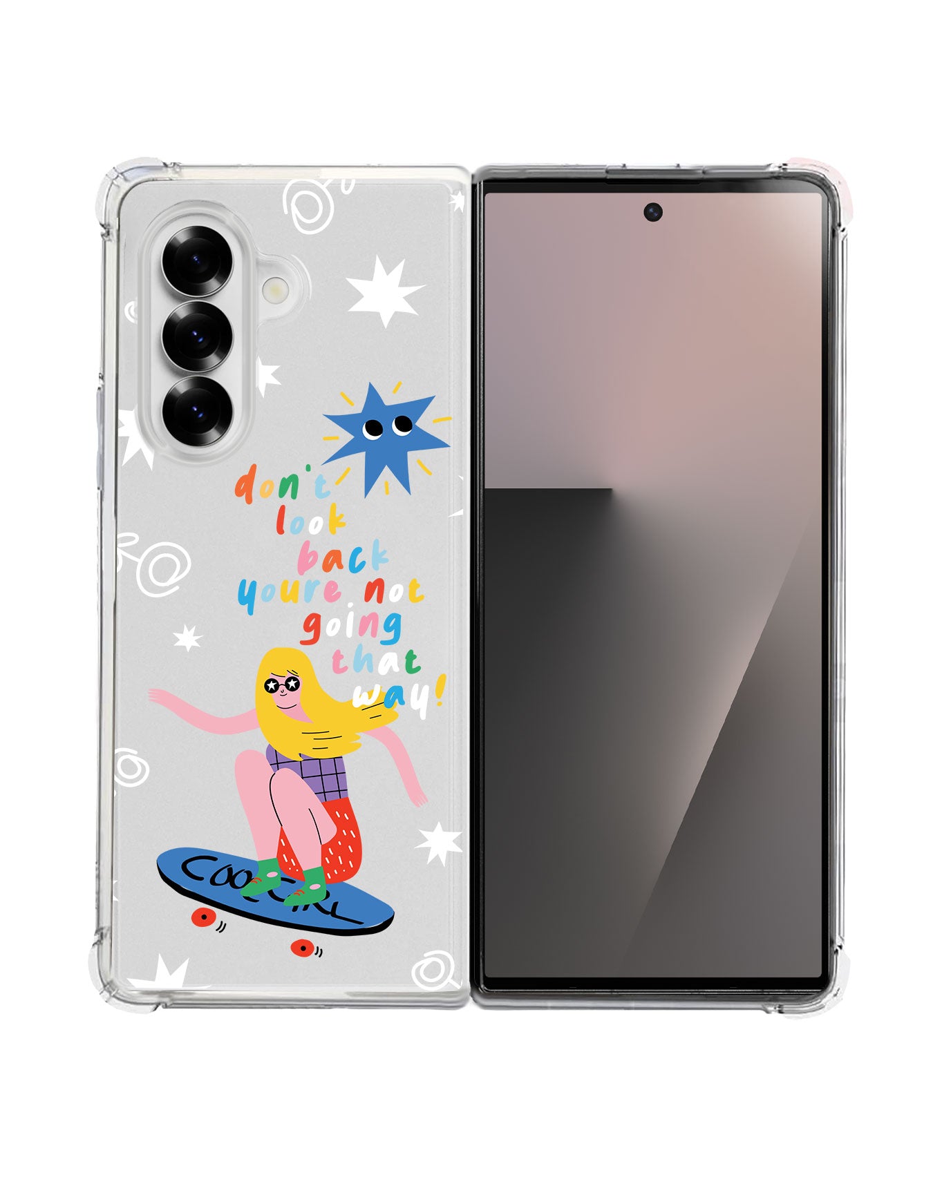 Android Flip / Fold Rearguard Hybrid - Keep Moving