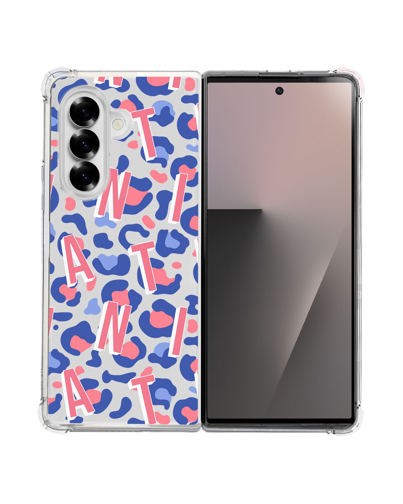 Android Flip / Fold Rearguard Hybrid - CUSTOM MONOGRAM 3.0 Leopard Monogram 1.0