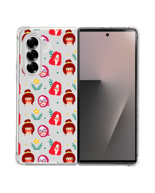 Android Flip / Fold Rearguard Hybrid - Lovely Faces