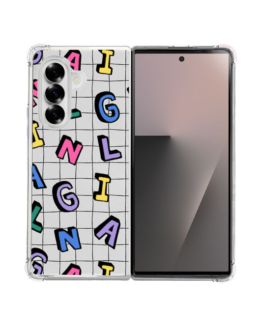 Android Flip / Fold Rearguard Hybrid - Playful Monogram 2.0