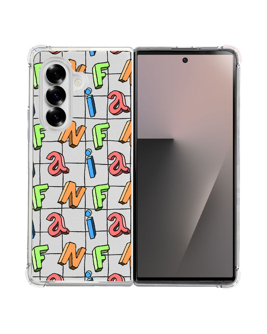 Android Flip / Fold Rearguard Hybrid - Playful Monogram