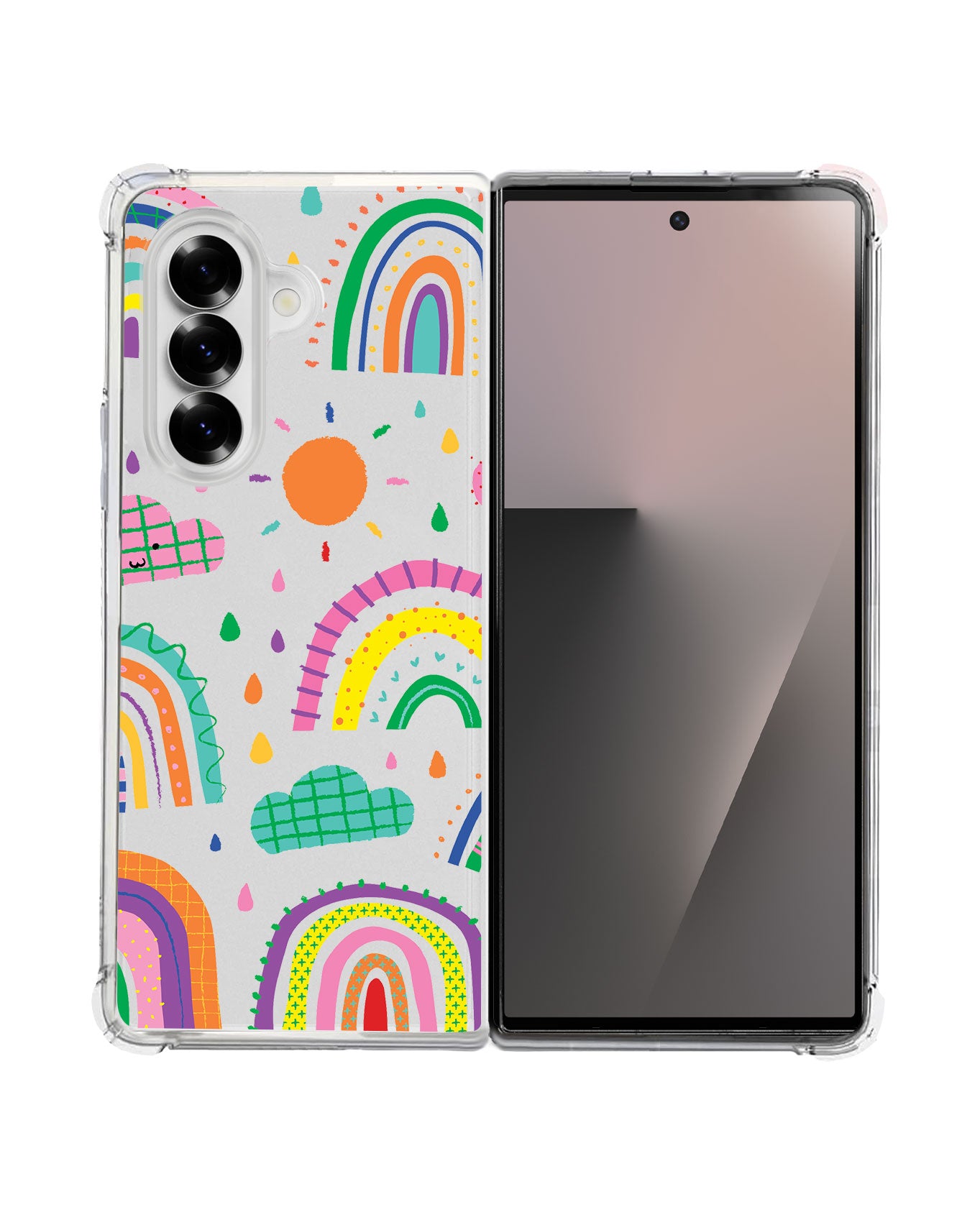 Android Flip / Fold Rearguard Hybrid - Rainbow