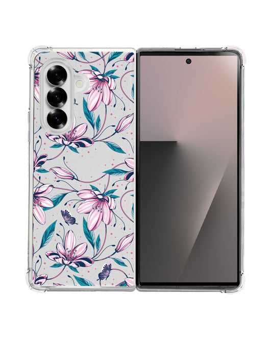 Android Flip / Fold Rearguard Hybrid - Pink Tulip