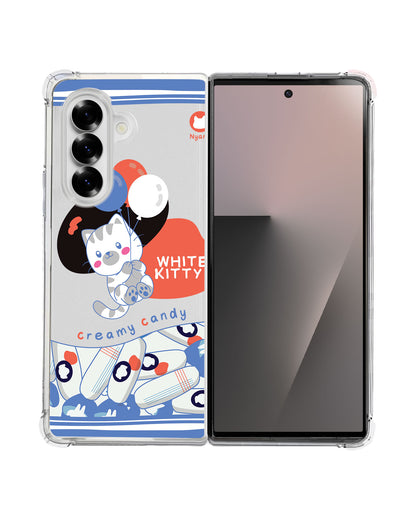 Android Flip / Fold Rearguard Hybrid - White Kitty