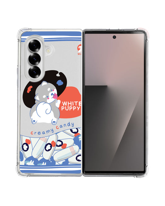 Android Flip / Fold Rearguard Hybrid - White Puppy