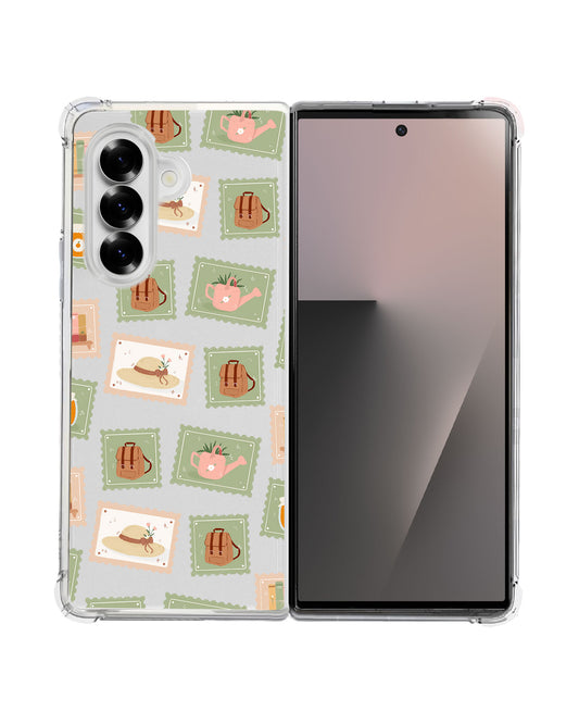 Android Flip / Fold Rearguard Hybrid - Cottagecore Stamps