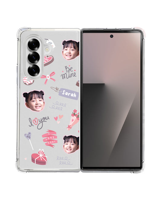 Android Flip / Fold Rearguard Hybrid - Face Grid Lovely
