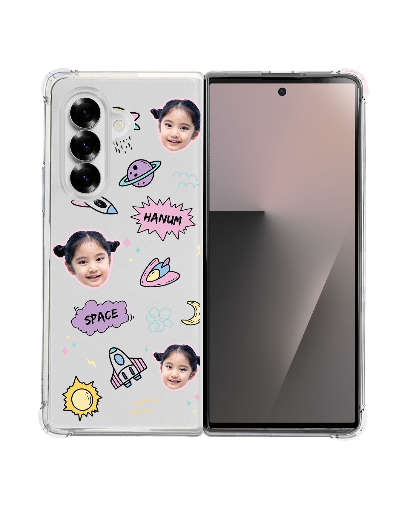 Android Flip / Fold Rearguard Hybrid - Face Grid Space