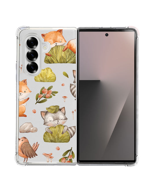 Android Flip / Fold Rearguard Hybrid - Racoon and Friends