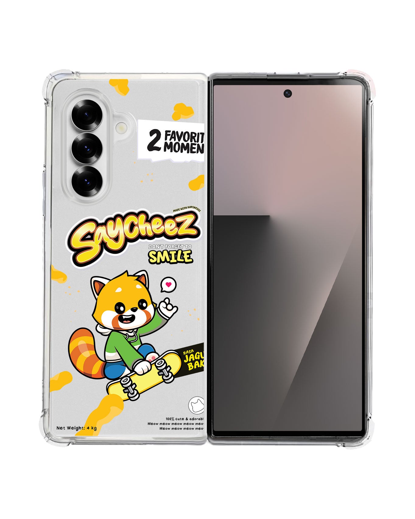 Android Flip / Fold Rearguard Hybrid - Say Cheez