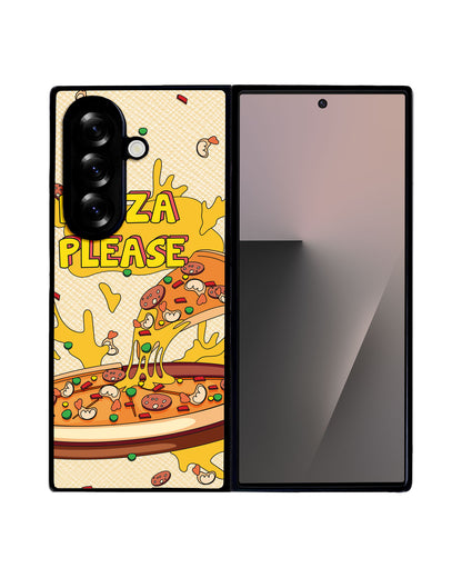 Android Flip / Fold Leather Grip - Pizza