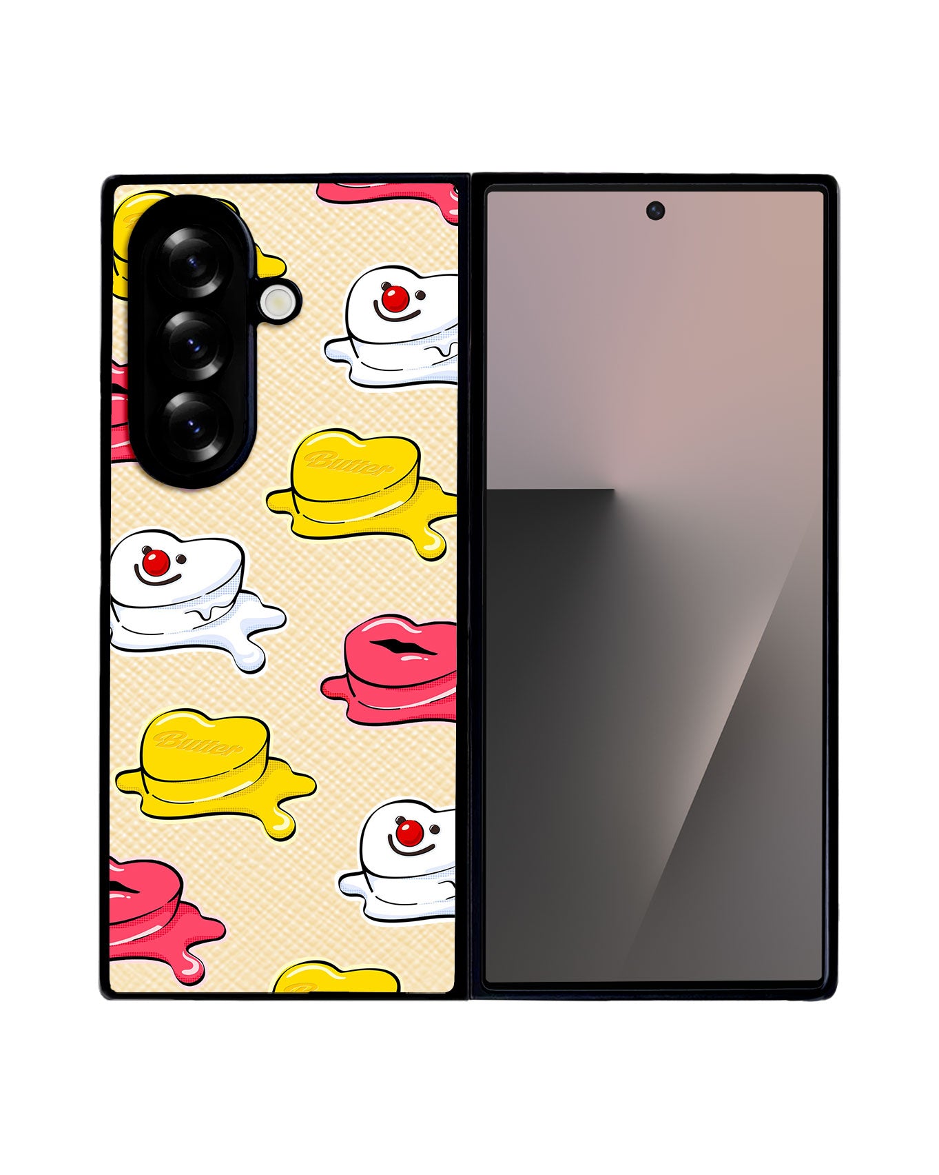 Android Flip / Fold Leather Grip - BTS Butter Sticker Pack
