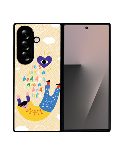 Android Flip / Fold Leather Grip - Bad Day